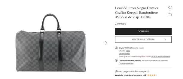 Maletin de Paolo Guerrero marca Louis Vuitton/Foto: Louis Vouitton