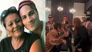 Paolo Guerrero y Doña Peta sacaron los pasos prohibidos