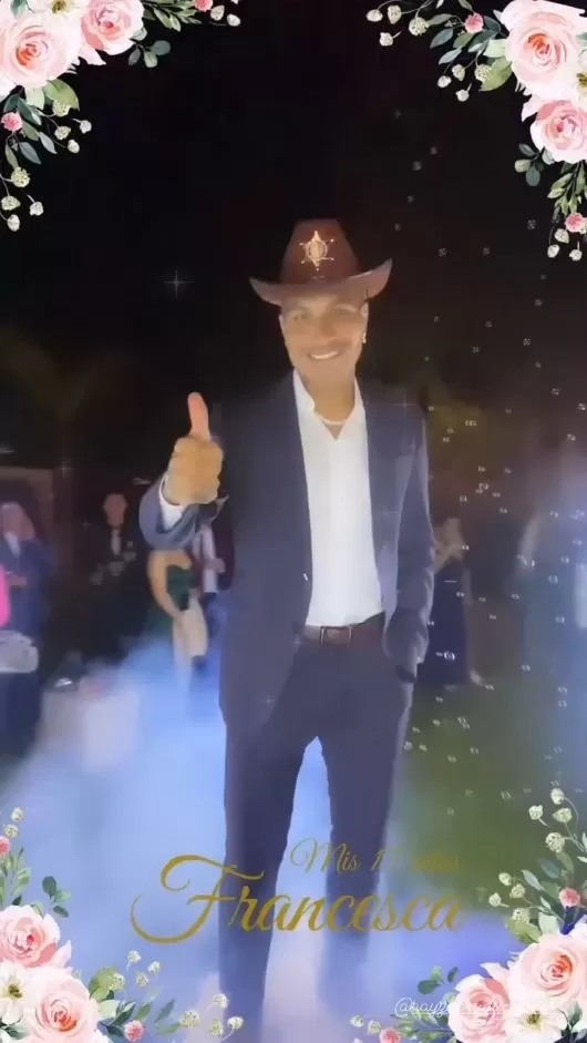 Paolo Guerrero asistió a la fiesta de la hija menor del Coyote Rivera ¿Sin Ana Paula Consorte?/Foto: Instagram