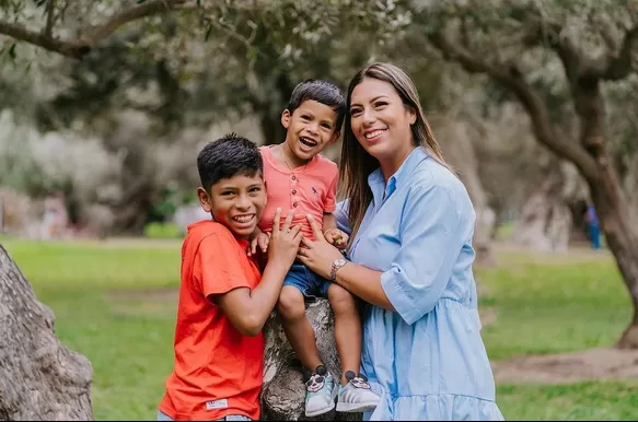 Paolo Hurtado: Rosa Fuentes y el adorable retrato familiar junto a sus hijos 