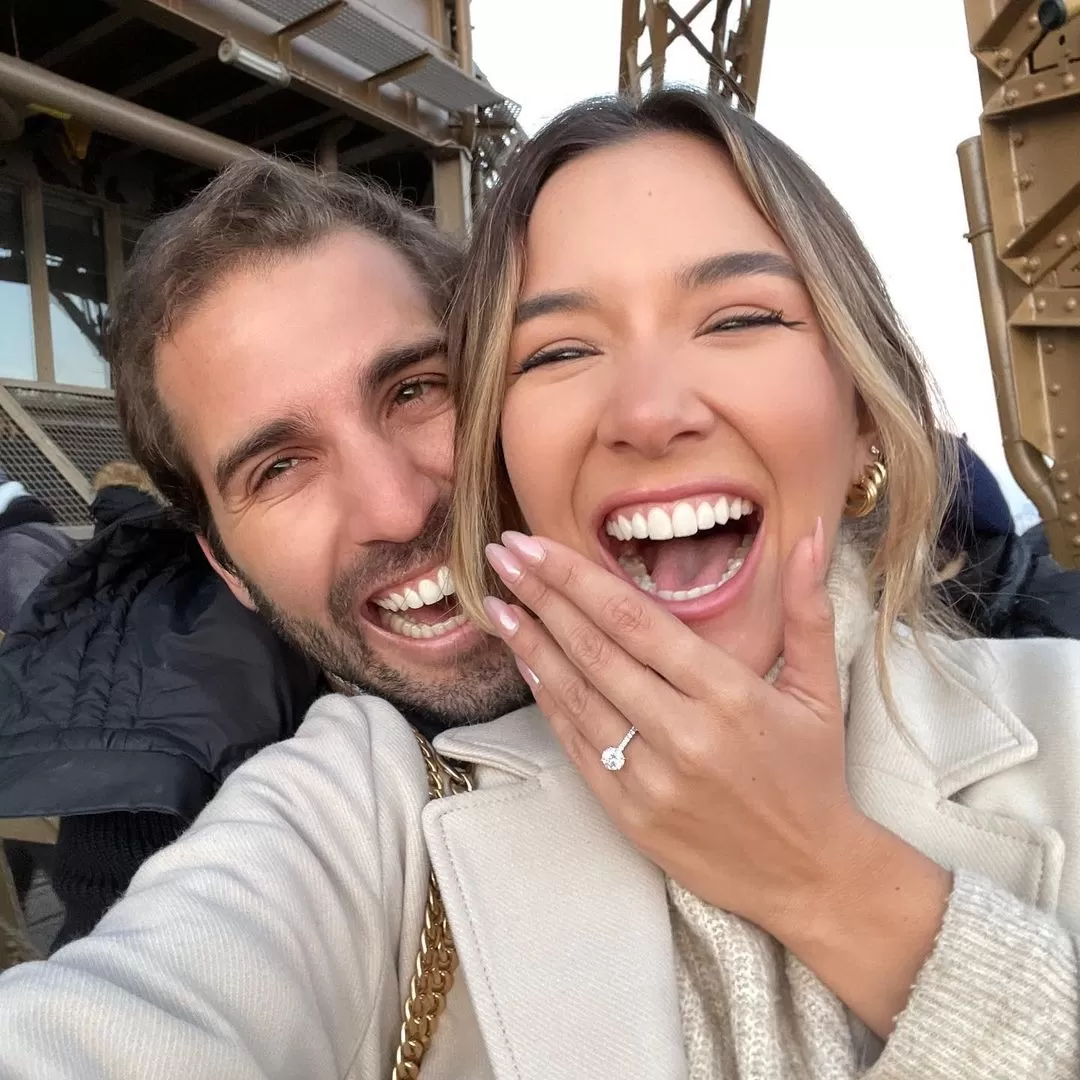 Francesco Balbi le propuso matrimonio a Ale Fuller en París, Francias / Fuente: Instagram