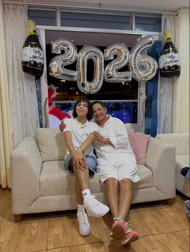 Valentino Palacios considera al "Chino" como su padre / Instagram Valentino Palacios considera al "Chino" como su padre / Instagram