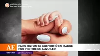 Paris Hilton se convirtió en madre a los 41 años