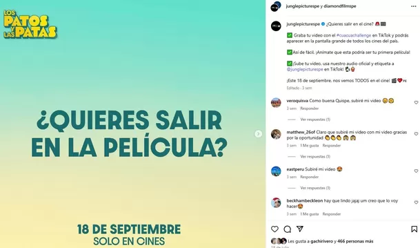 Lanzan reto de baile para aparecer en 'Los Patos y las Patas' / Instagram Lanzan reto de baile para aparecer en 'Los Patos y las Patas' / Instagram