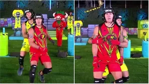  Patricio Parodi chocó fuerte con Pancho Rodríguez y lo abrazó para no caerse / AméricaTV