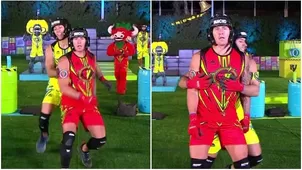  Patricio Parodi chocó fuerte con Pancho Rodríguez y lo abrazó para no caerse / AméricaTV