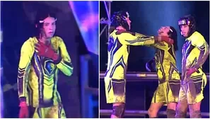 Patricio Parodi auxilió a Valentino al quedarse sin respirar en circuito . AméricaTV