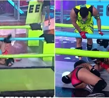 Patricio Parodi corrió a auxiliar a Flavia López tras sufrir fuerte caída