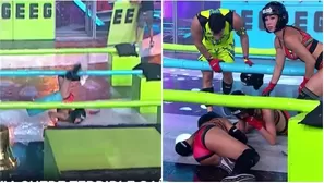 Patricio Parodi corrió a auxiliar a Flavia López tras sufrir fuerte caída