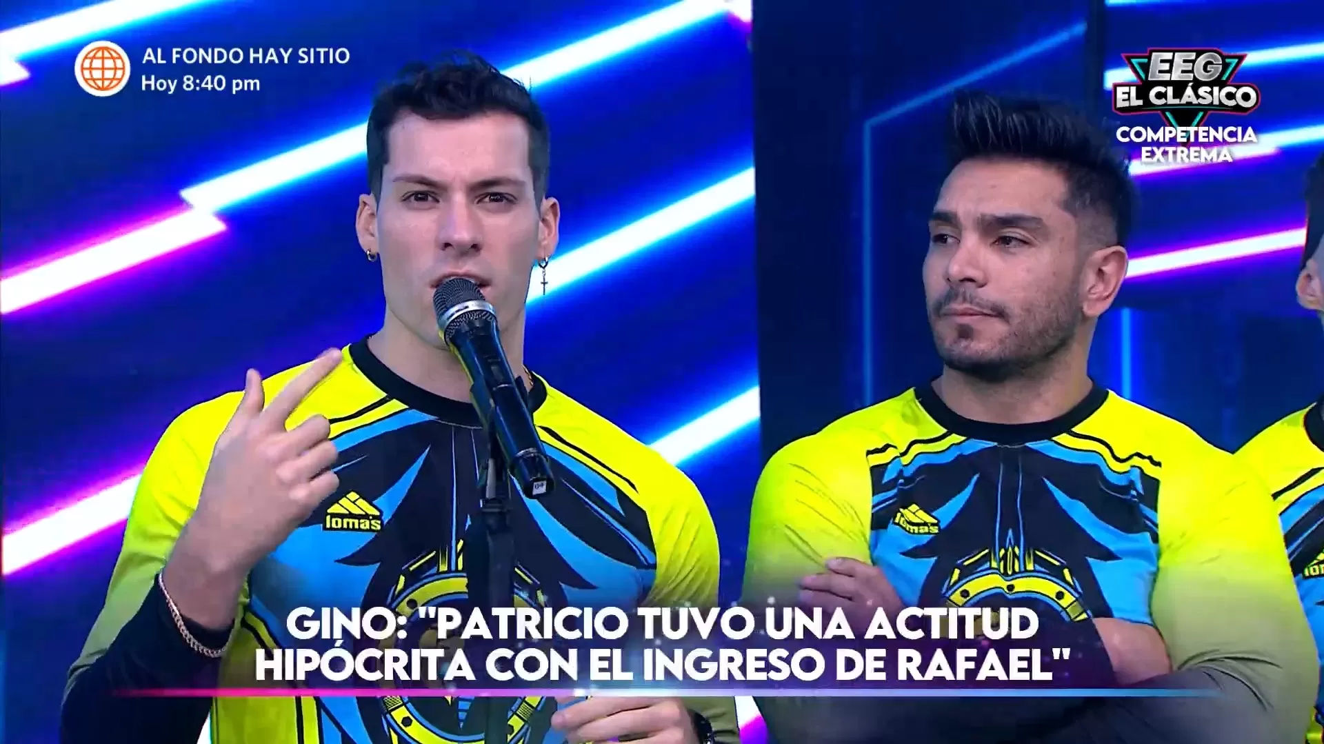 Patricio Parodi no toleró que Gino Assereto lo llamara "hipócrita". Fuente: AméricaTV