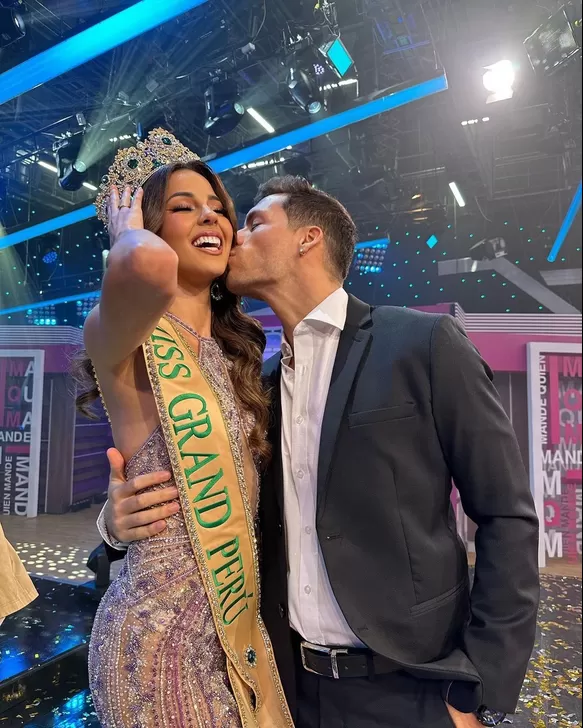 Patricio Parodi dedicó romántico mensaje tras la coronación de Luciana Fuster como Miss Grand 2023