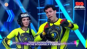 Rosángela Espinoza y Karen Dejo vivieron tenso momento. Video: América TV