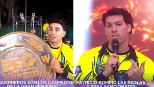 Patricio Parodi fue separado de la semifinal y suspendido "hasta nuevo aviso". Video: América TV