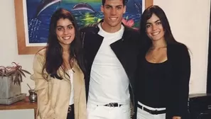 Patricio Parodi y sus hermanas Majo y Mafer