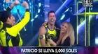 Patricio Parodi ganó y se llevó 5 mil soles en EEG