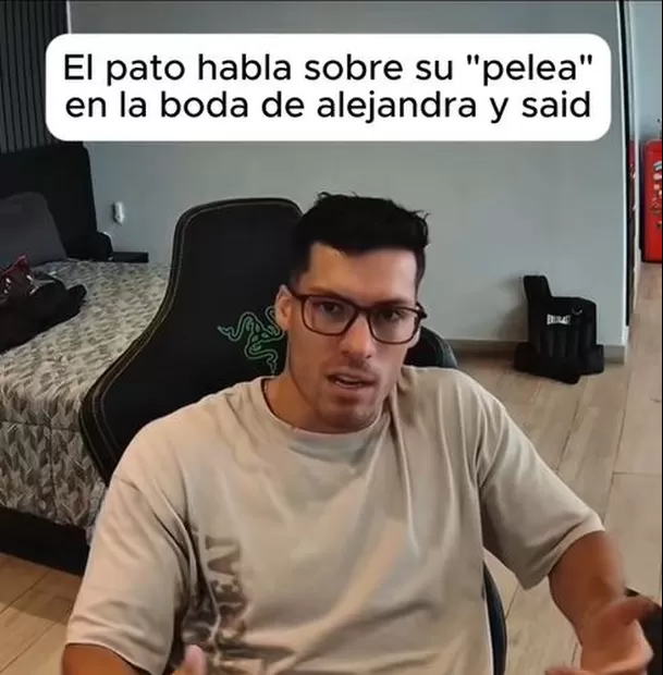 Patricio Parodi fue agredido por un joven en la boda de ALejandra Baigorria y Said Palao. Fuente: Kick Patricio Parodi fue agredido por un joven en la boda de ALejandra Baigorria y Said Palao. Fuente: Kick