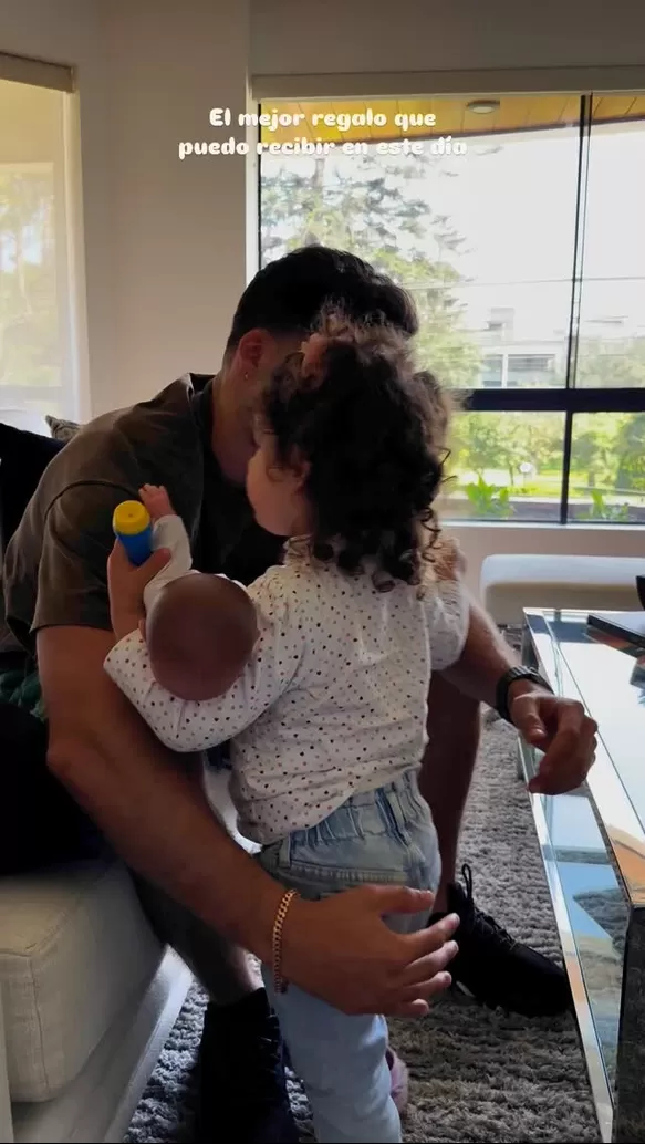 Patricio Parodi recibió una hermosa sorpresa de su sobrinita/Foto: Instagram