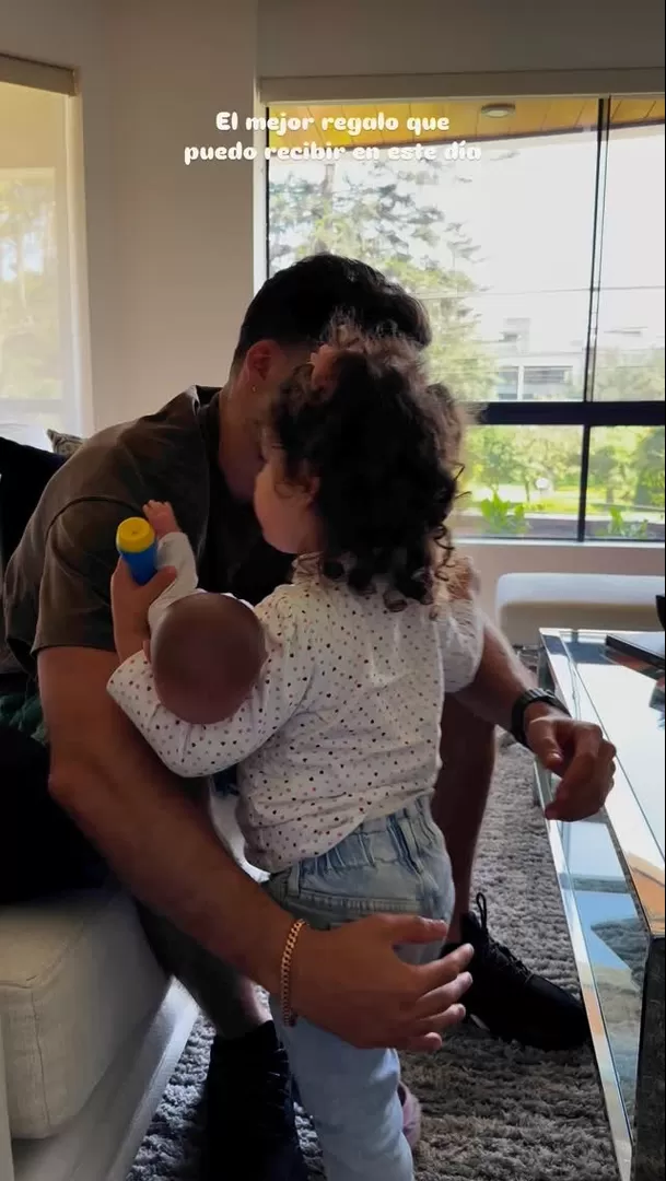 Patricio Parodi recibió una hermosa sorpresa de su sobrinita/Foto: Instagram