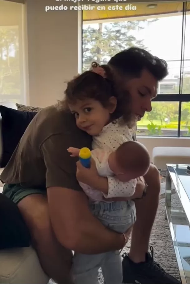 Patricio Parodi recibió hermosa sorpresa de su sobrinita/Foto: Instagram