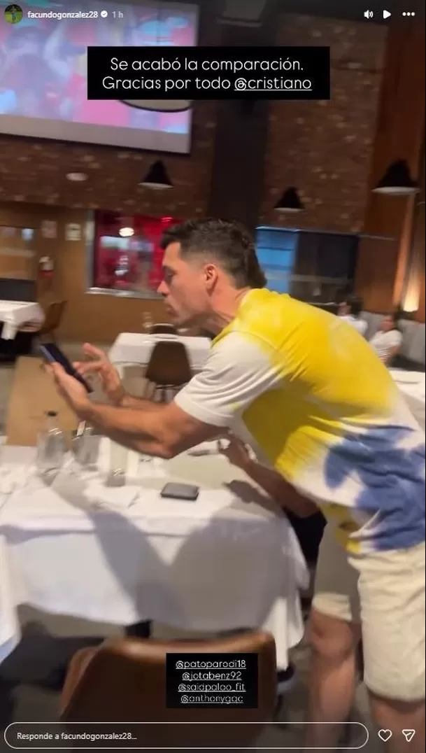Patricio Parodi y Facundo González se burlaron de Said y Jota / IG: facundogonzalez28 Patricio Parodi y Facundo González se burlaron de Said y Jota / IG: facundogonzalez28