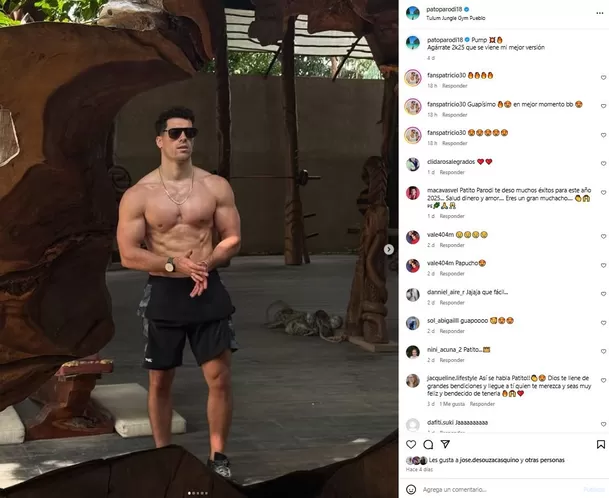 Patricio Parodi sorprendió con mensaje antes de Año Nuevo 2025. Fuente: Instagram