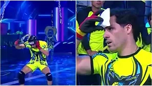 Patricio Parodi terminó llorando tras recibir fuerte martillazo en la cara / AméricaTV