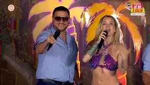 Leslie Shaw y Paul Flores. Foto y video: América TV