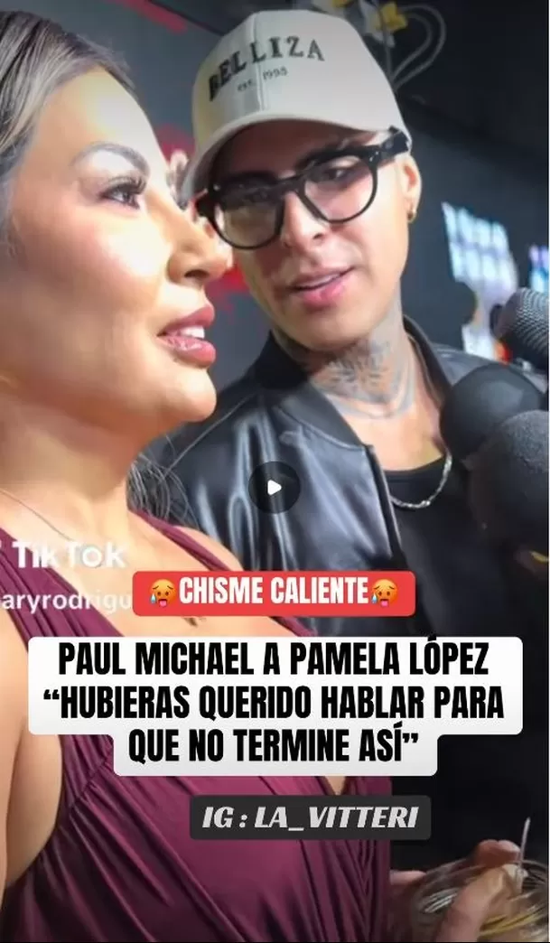 Paul Michael puso nerviosa a Pamela López con pregunta / IG: la_vitteri Paul Michael puso nerviosa a Pamela López con pregunta / IG: la_vitteri