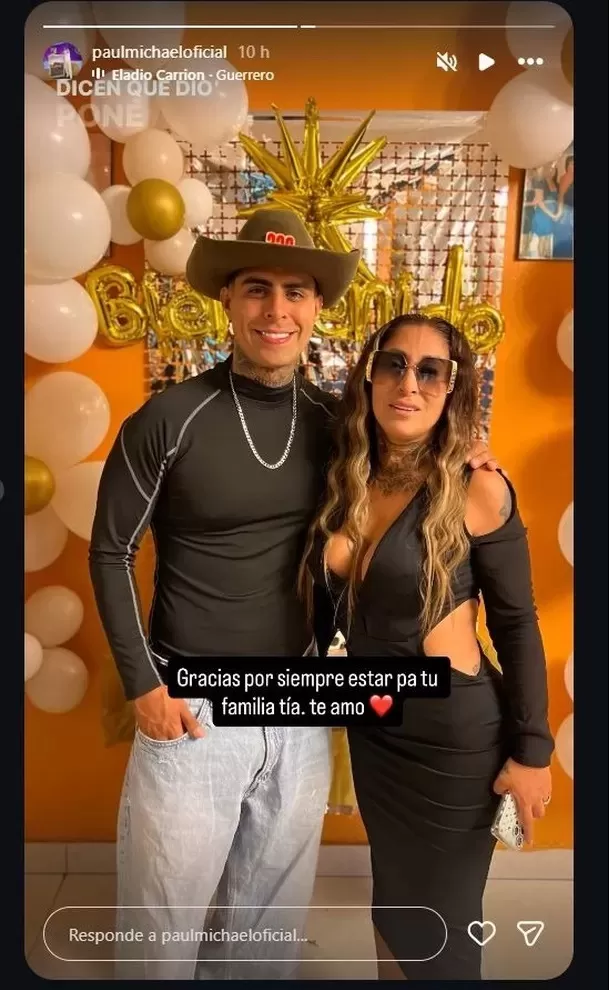 Paul Michael junto a su tía Mariella Belliza, conocida mediáticamente como 'La Tía Lisura. IG/ @paulmichaeloficial Paul Michael junto a su tía Mariella Belliza, conocida mediáticamente como 'La Tía Lisura. IG/ @paulmichaeloficial