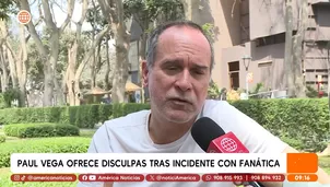 Las disculpas del actor Paul Vega a una fanática tras mal momento en Ancón / América Espectáculos