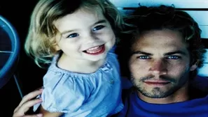 Paul Walker junto a su hija. Foto: Difusón