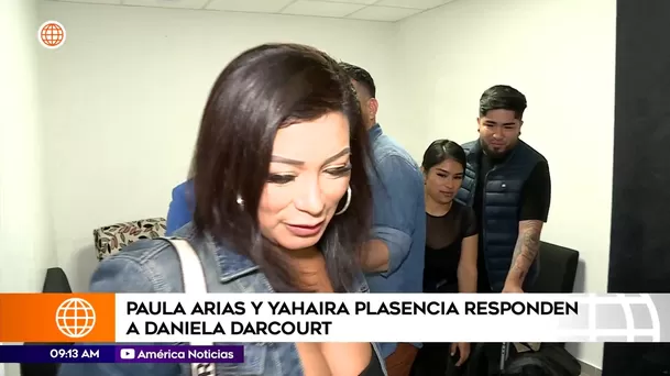 Paula Arias prefirió retirarse para no seguir hablandon de Daniela Darcourt / América Espectáculos 