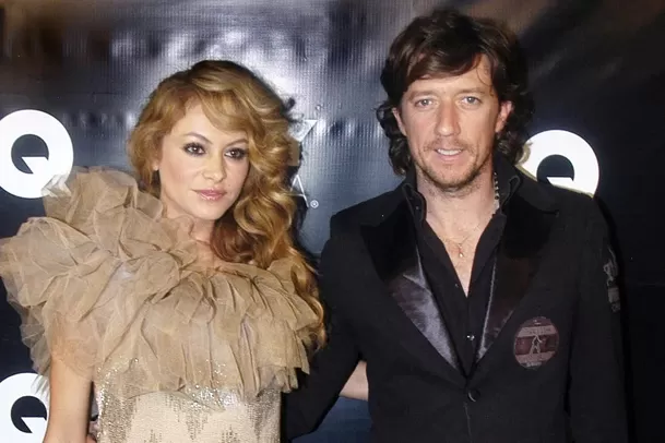 Paulina Rubio y su expareja, Nicolás Vallejo-Nájera. Fuente: APF