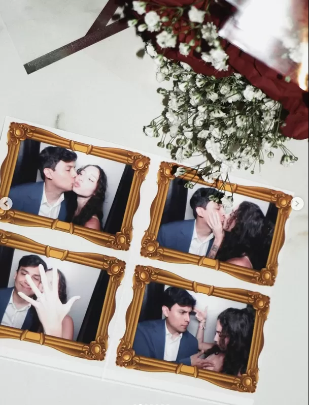 Carla Campos Salazar compartió imágenes de su pedida de mano. Foto: Instagram