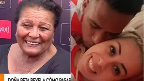 Do&ntilde;a Peta se pronunci&oacute; sobre el pol&eacute;mico tema. Foto y video: Am&eacute;rica Televisi&oacute;n