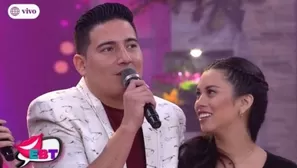 Pedro Loli y Fiorella Méndez. Foto y video: América TV