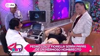 Fiorella M&eacute;ndez y Pedro Loli se convertir&aacute;n en padres (Foto y video: Captura Am&eacute;rica TV)