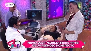 Fiorella M&eacute;ndez y Pedro Loli se convertir&aacute;n en padres (Foto y video: Captura Am&eacute;rica TV)