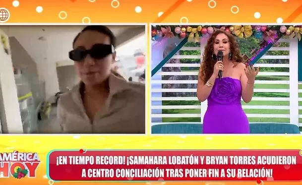 Janet Barboza no cree en la separación de Samahara Lobatón y Bryan Torres / Captura Janet Barboza no cree en la separación de Samahara Lobatón y Bryan Torres / Captura