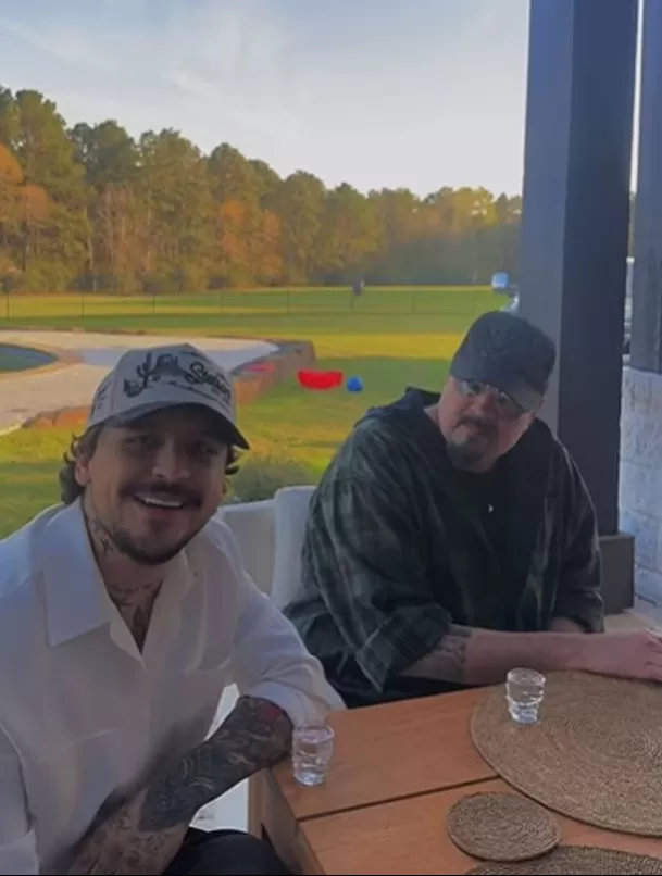 Christian Nodal y Pepe Aguilar. Fuente: Instagram