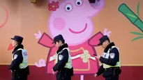 Peppa Pig se convierte en una superestrella en el Año del Cerdo en China. Foto: AFP