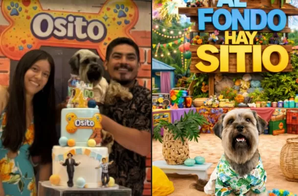 La peculiar celebración de 'Osito', un perrito influencer, causó furor en redes sociales. Foto: Instagram