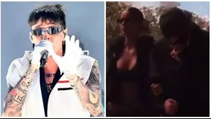 Peso Pluma asistió a Coachella acompañado de una mujer. Fuente: Tiktok/Instagram