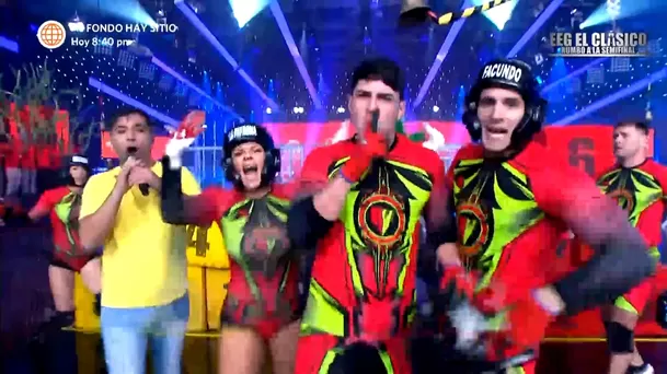Piero Arenas ganó su primer punto como combatiente. Fuente: AméricaTV Piero Arenas ganó su primer punto como combatiente. Fuente: AméricaTV