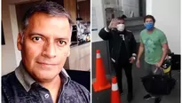 El actor Pold Gastelo se reencontró con su familia 