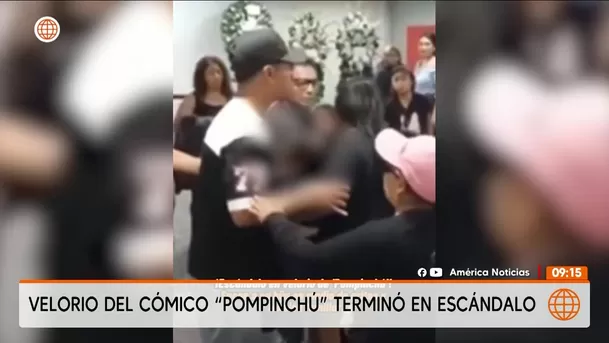 La hija de 'Pompinchú' protagonizó un enfrentamiento con una de las asistentes al velorio / Captura / Trome