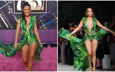 Premios Lo Nuestro 2020: María Pía Copello lució el mismo vestido de Jennifer López  - Noticias de maria-pia