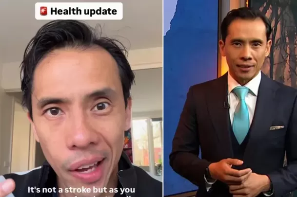 Iskhandar Razak dio a conocer que fue diagnosticado con parálisis de Bell / @iskraznews / Austalian Broadcasting Corporation (ABC)