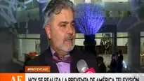 Pablo Massi, gerente general de América Televisión. Foto y video: América Noticias