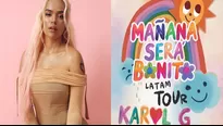 Karol G ofrecerá un concierto el próximo 12 de abril en el Estadio Nacional / Instagram